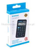 Kalkulator KieSzamponkowy Donau Tech, 8-Cyfr. Wyświetlacz, Wym. 97X62X11 Mm, Czarny - 2