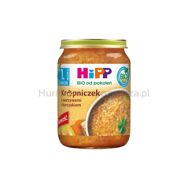 Hipp Krupniczek Z Warzywami I Kurczakiem Bio, 250 G