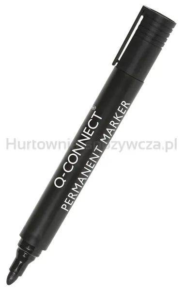 Marker Permanentny Q-Connect, Okrągły, 2-3Mm (Linia), Czarny