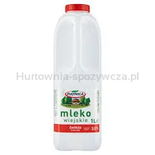 Piątnica Mleko Wiejskie Butelka 3,2% 1L