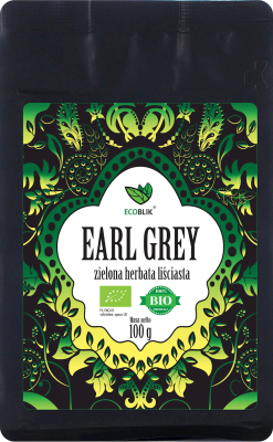 Herbata Zielona Earl Grey Bio 100 G - Ecoblik [BIO]