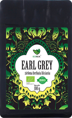 Ecoblik Herbata Zielona Earl Grey Bio 100 G [BIO]