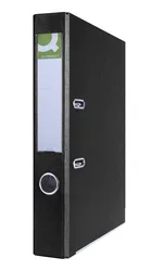 Q-Connect Segregator Hero z szyną, PP, A4/55mm, czarny 