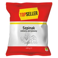 Topseller Szpinak Siekany, Porcjowany 450G