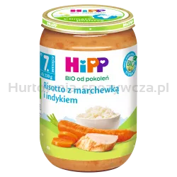Hipp Bio Od Pokoleń, Risotto Z Marchewką I Indykiem, Po 7. M-Cu, 220 G