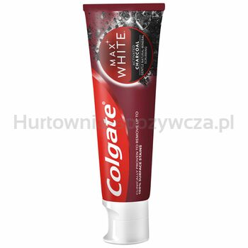 Colgate Pasta Do Zębów Max White Charcoal Wybielająca Z Aktywnym Węglem 75Ml