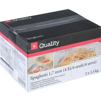 Tgq Makaron 4-Jajeczny Spaghetti 2X2,5Kg