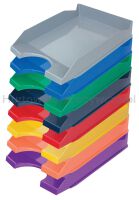 Szufladka na biurko OFFICE PRODUCTS, polistyren/PP, A4, pomarańczowa - 2