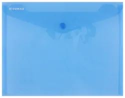 Donau Teczka kopertowa zatrzask, PP, C5, 180mikr., niebieska 