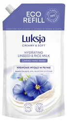 Luksja Kremowe mydło w płynie len, zapas 900ml