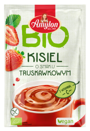 Amylon Kisiel Instant O Smaku Truskawkowym Bezglutenowy Bio 30 G 