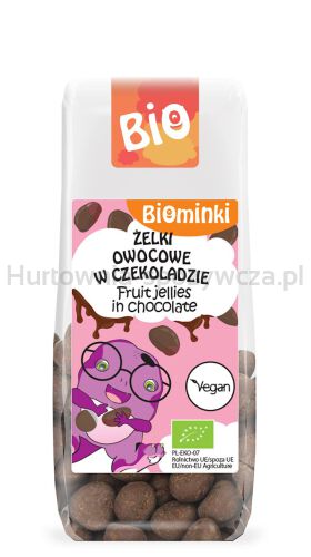 Żelki Owocowe W Czekoladzie Bio 100 G - Biominki [BIO]