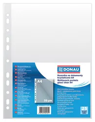 Koszulki Na Dokumenty Donau, Pp, A4, Krystal, 50Mikr., 25Szt.