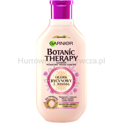 Botanic Therapy Szampon Do Włosów Osłabionych I Łamliwych Olejek Rycynowy Migdał 400 Ml