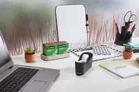 Dyspenser do taśm SCOTCH® (C-18B), w zestawie taśma Magic 19mmx33m, czarny - 4