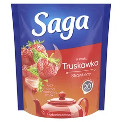 Saga Herbata truskawkowa, 20 torebek