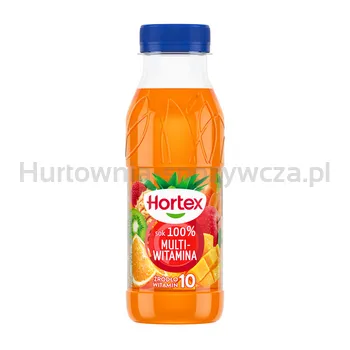 Hortex Multiwitamina Sok 100% Źródło 10 witamin butelka aPet 300 ml 
