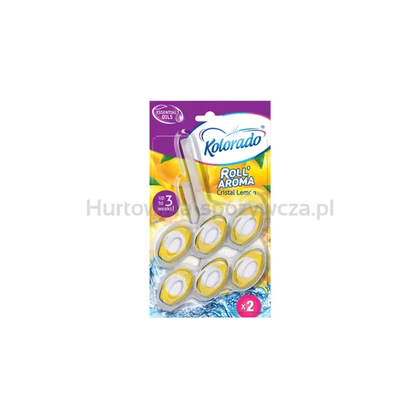 Kolorado Roll' Aroma Kostka Wc Cristal Lemon Duopack (2 X 51 G)