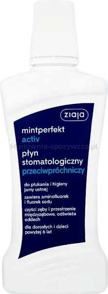 Ziaja Mintperfekt Activ Płyn Przeciwpróchniczy 500 Ml