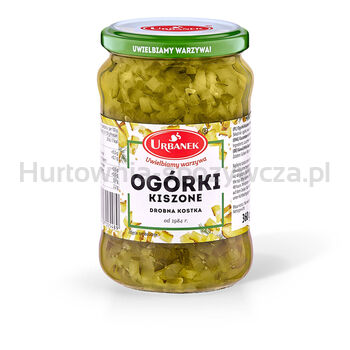 Urbanek Ogórki Kiszone Drobna Kostka 360G 