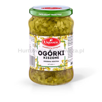 Urbanek Ogórki Kiszone Drobna Kostka 360G 