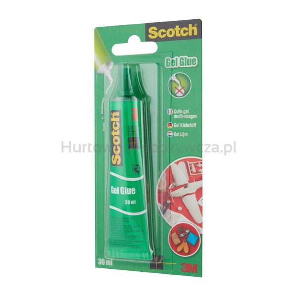 Klej żelowy SCOTCH w tubce, uniwersalny, 30 ml - 3
