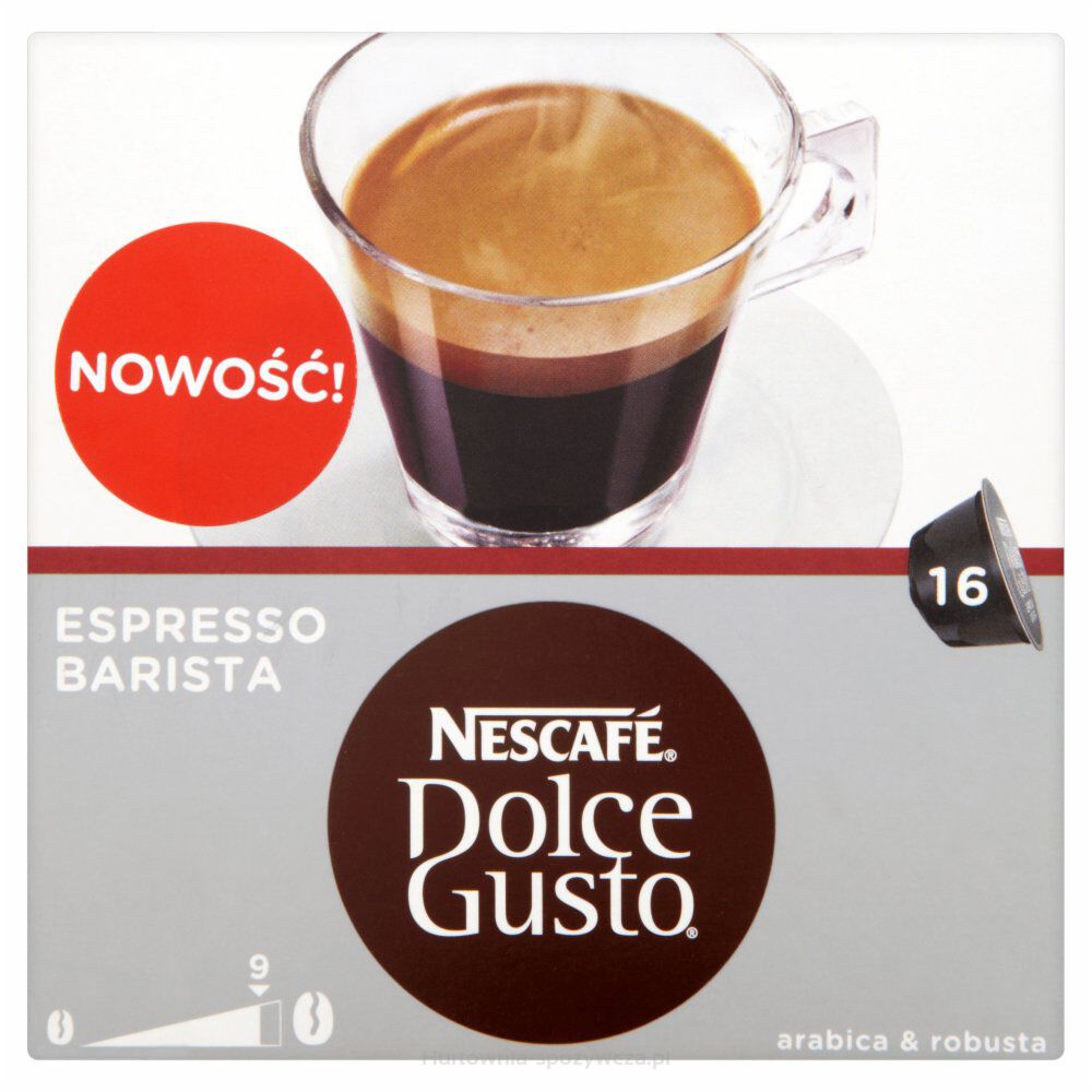 Nescafe Kawa W Kapsułkach Dolce Gusto Espresso Barista 16 Kaps 120G