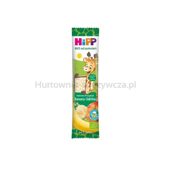 Hipp Batonik Owocowy Banany-Jabłka Bio, Po 1. Roku, 23 G