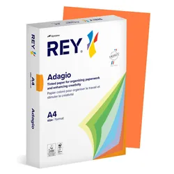 Rey Adagio Papier ksero A4, 80gsm, 21 pomarańczowy intense *RYADA080X427 R200, 500 ark. 