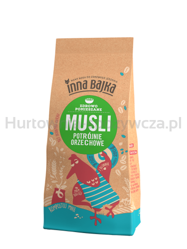 Musli Potrójnie Orzechowe Bez Dodatku Cukru 250 G - Inna Bajka [BIO]