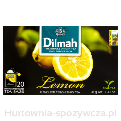 Dilmah Lemon Flavoured Black Tea 20X2 G