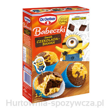 Dr.Oetker Minionki Babeczki smak czekolada- banan 307g