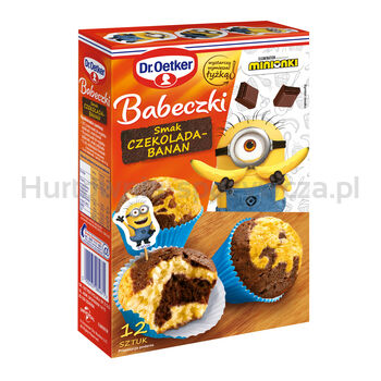 Dr.Oetker Minionki Babeczki smak czekolada- banan 307g