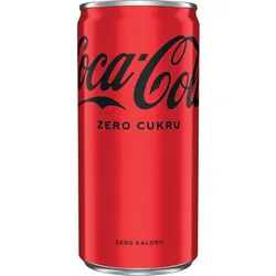 Coca Cola Zero 200 ml (w tym +0,50 zł/szt. zwrotnej kaucji)