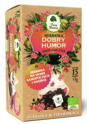 Herbatka Dobry Humor Piramidki Bio (15 X 3 G) 45 G - Dary Natury [BIO]