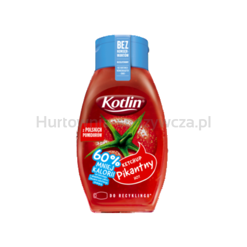 Kotlin Ketchup pikantny 60% mniej kalorii 420 g