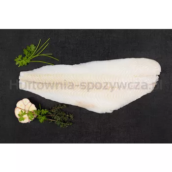 Freezco Halibut niebieski filety bez skóry, rozmiar 400 - 800 g , głęboko mrożone, glazurowane 20%, 5kg/4kg