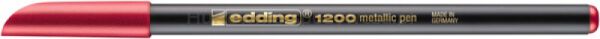 Edding Pisak z cienką końcówką e-12001-3mm, metaliczny czerwony  - 2