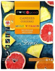 Cukierki Multivitamin Ze Stewią B/C 50G