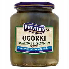 Provitus Ogórki KwaSzampone Z Czosnkiem  640G