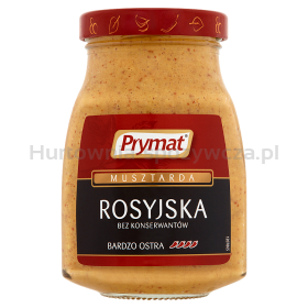 Prymat Musztarda Bardzo Ostra 180 G 