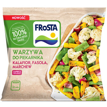 Frosta Warzywa Do Piekarnika Kalafior, Fasola, Marchew 400G