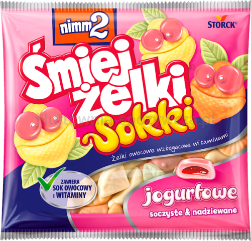 Nimm2 Śmiejżelki Sokki Jogurtowe 90G