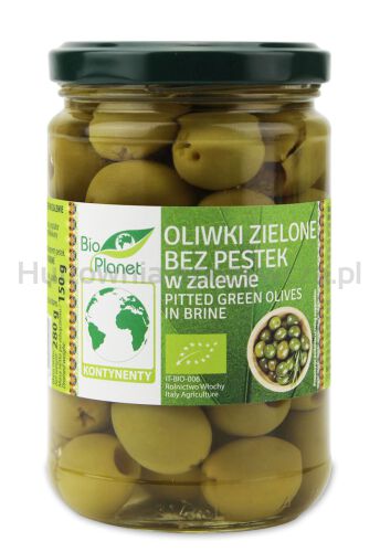 Oliwki Zielone Bez Pestek W Zalewie Bio 280 G (150 G) - Bio Planet [BIO]