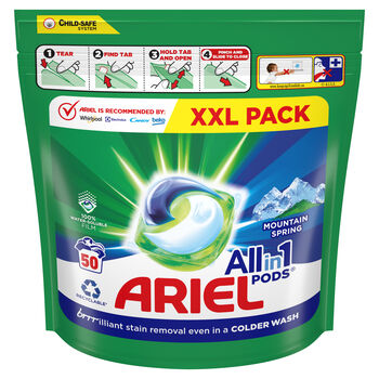 Ariel Kapsułki Do Prania Allin1 Mountain Spring 50 Szt. 1260 G (50X252 G)