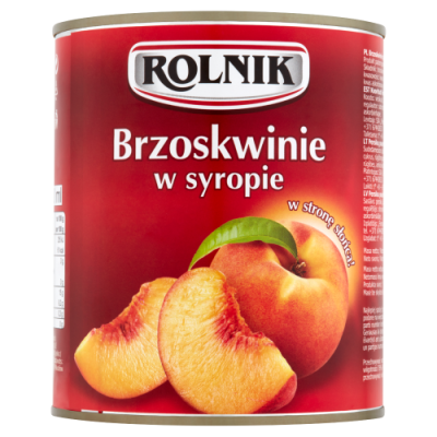 Rolnik Brzoskwinie W Syropie 850 Ml 