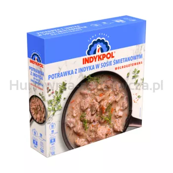 Indykpol Potrawka Z Indyka W Sosie Śmietanowym 0,4KG