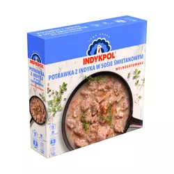 Indykpol Potrawka Z Indyka W Sosie Śmietanowym 0,4KG