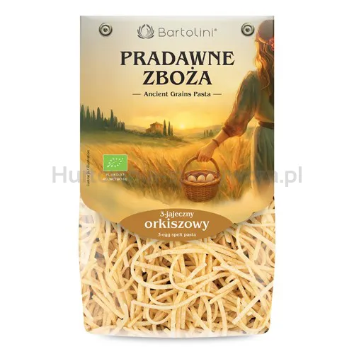 Makaron orkiszowy 3 jajeczny kluska BIO 250g