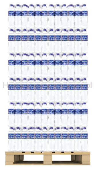 Woda Ustronianka Biała 0,5L gazowana <br>(bez EAN)<br>(Paleta 1368 szt.)